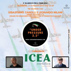 ICEA partner dell’iniziativa Under Pressure 2.2
