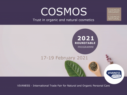 Join us at Vivaness, the largest international trade fair for natural and organic personal care, 17-19 February!