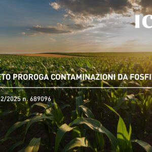 MASAF: decreto proroga contaminazioni da fosfiti – DM 22/12/2025 n. 689096