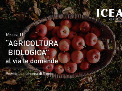Misura 11 “Agricoltura Biologica”: al via le domande – Provincia autonoma di Trento