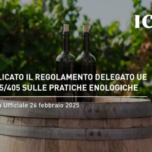 Pubblicato il Regolamento Delegato UE 2025/405 sulle pratiche enologiche