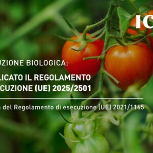 Produzione biologica: pubblicato il Regolamento di esecuzione (UE) 2025/2501 che modifica il regolamento di esecuzione (UE) 2021/1165.