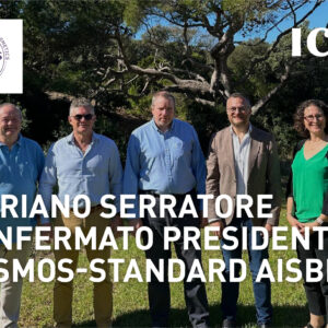 Mariano Serratore confermato Presidente di COSMOS-standard AISBL