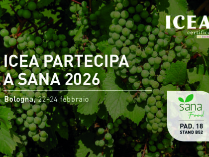 ICEA vi aspetta a SANA FOOD dal 22 al 24 febbraio 2026