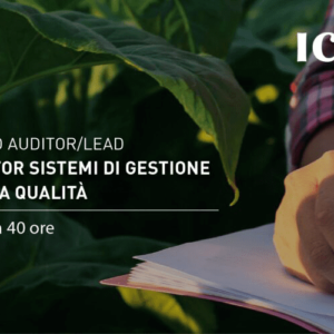 Corso Auditor/Lead Auditor di Sistemi di Gestione per la Qualità Agosto 2025