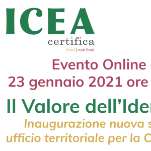 Inaugurazione nuova sede Ufficio Territoriale ICEA Calabria – Evento on-line e video dedicato